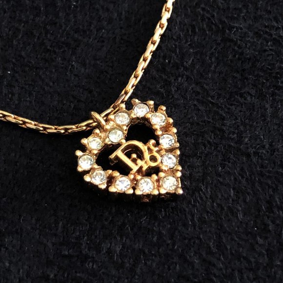 Dior Jewelry - Dior Gold Crystal Heart Bracelet